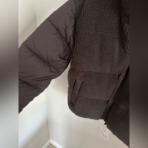 NWT Athleta brown Halo hybrid‎ puffer jacket size medium - Picture 7 of 10